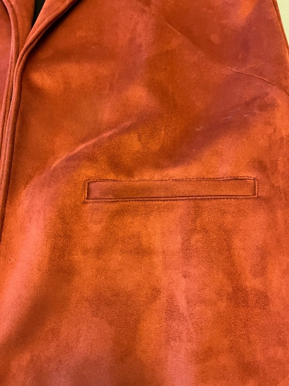 Attyre Classic Rust Sleeveless Blazer Vest - Women's size L - Picture 8 of 8